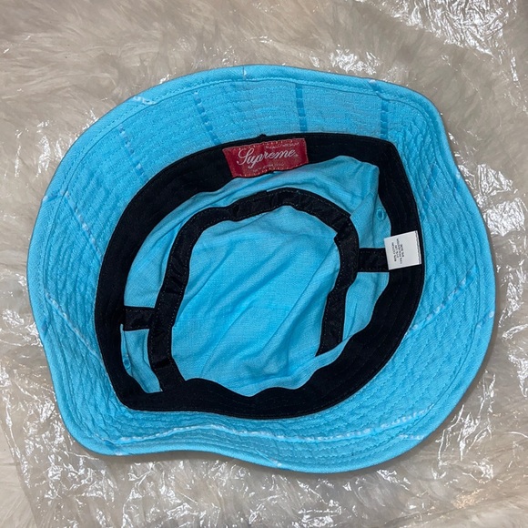 new supreme jacquard linen crusher hat cyan - Picture 6 of 8